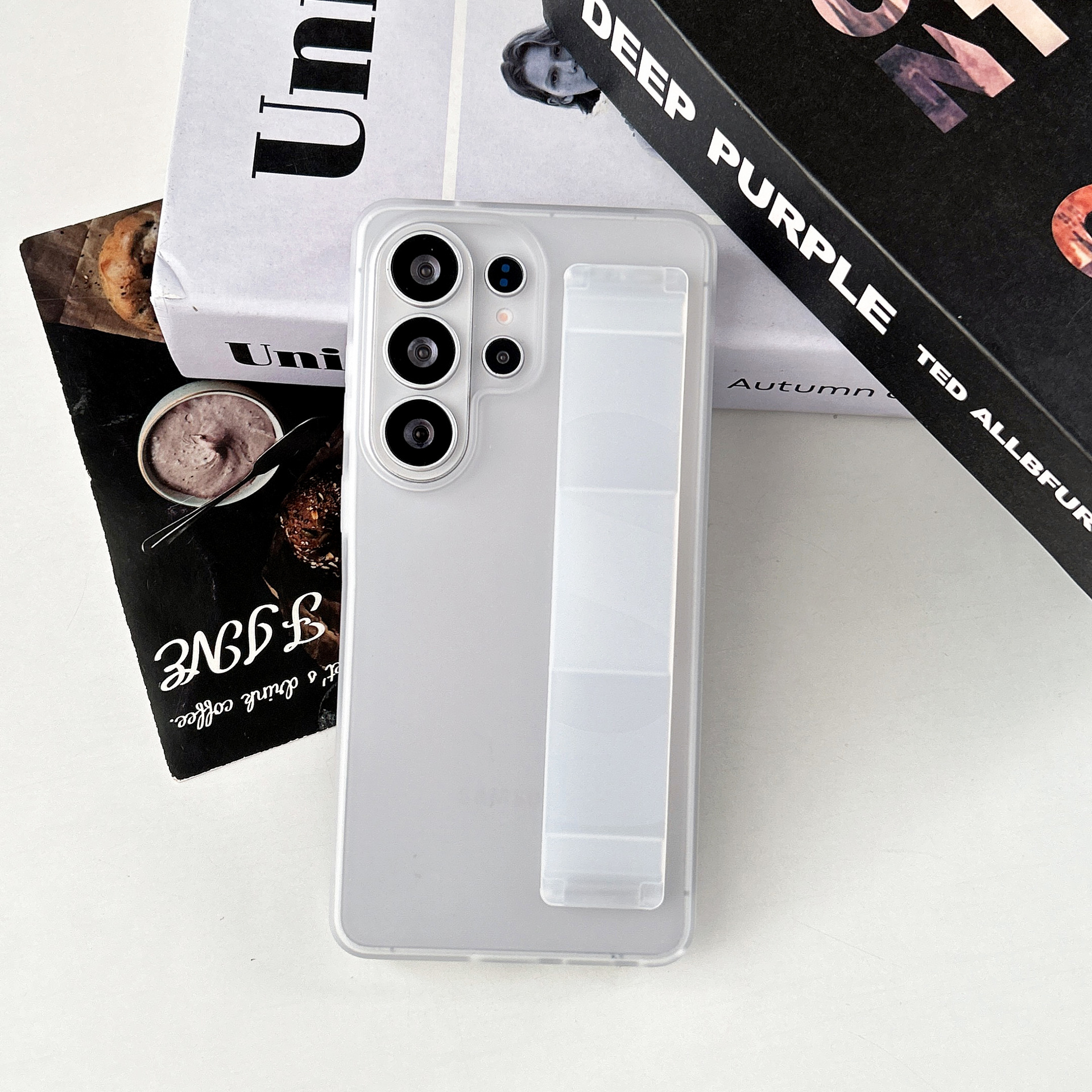 Compatible with Samsung S26 Ultra phone case, 25EDGE elastic wrist strap, S24 Plus transparent drop-proof 23U protective case