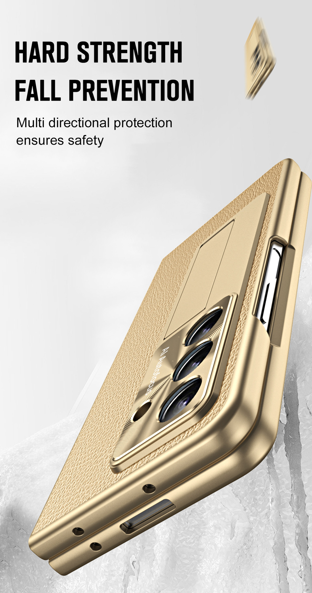 Compatible with Samsung ZFold7/6/5 phone case, vegan leather, pen slot, pen case, screen protector, stand, foldable screen, drop-proof protective case