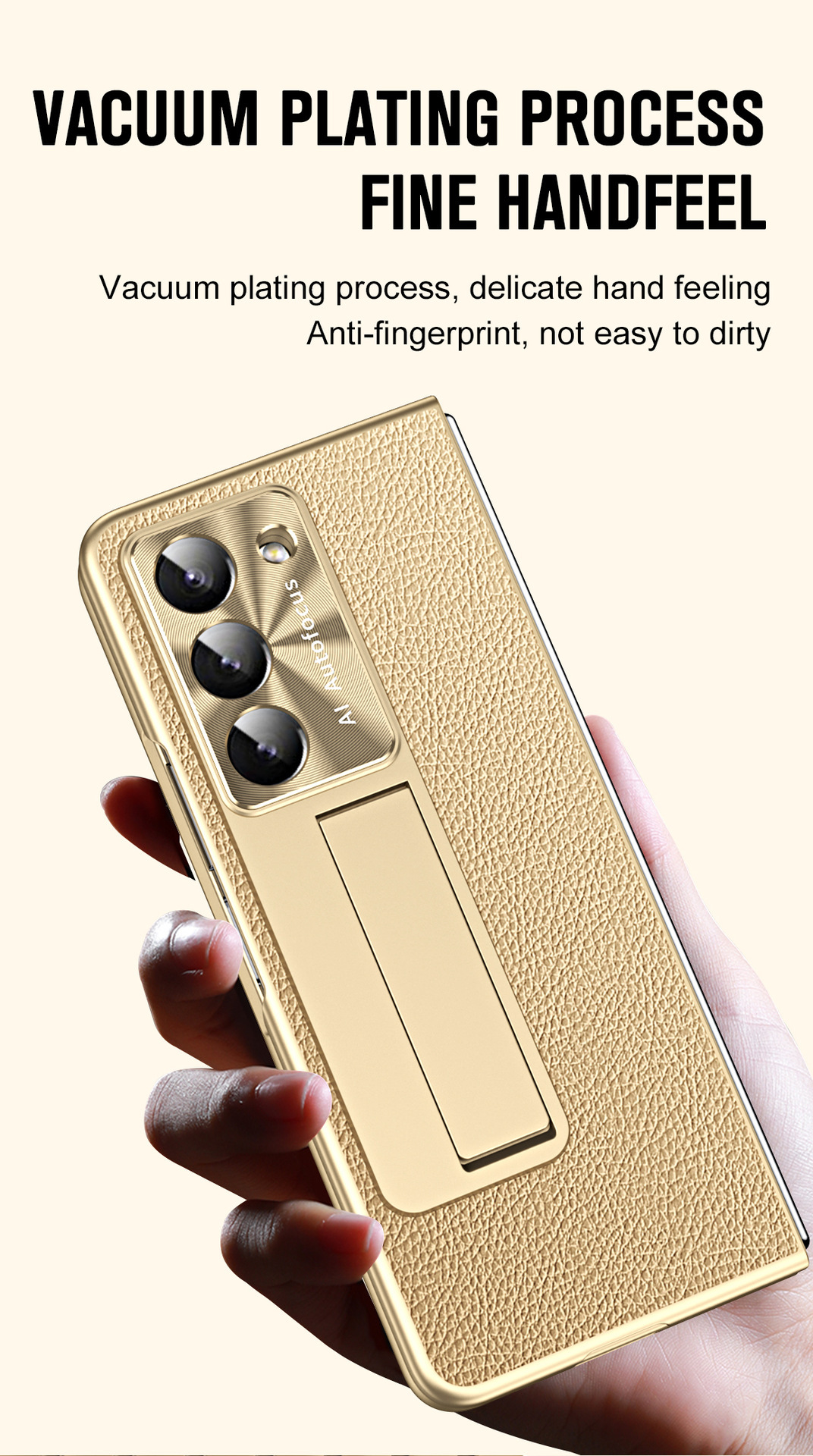 Compatible with Samsung ZFold7/6/5 phone case, vegan leather, pen slot, pen case, screen protector, stand, foldable screen, drop-proof protective case