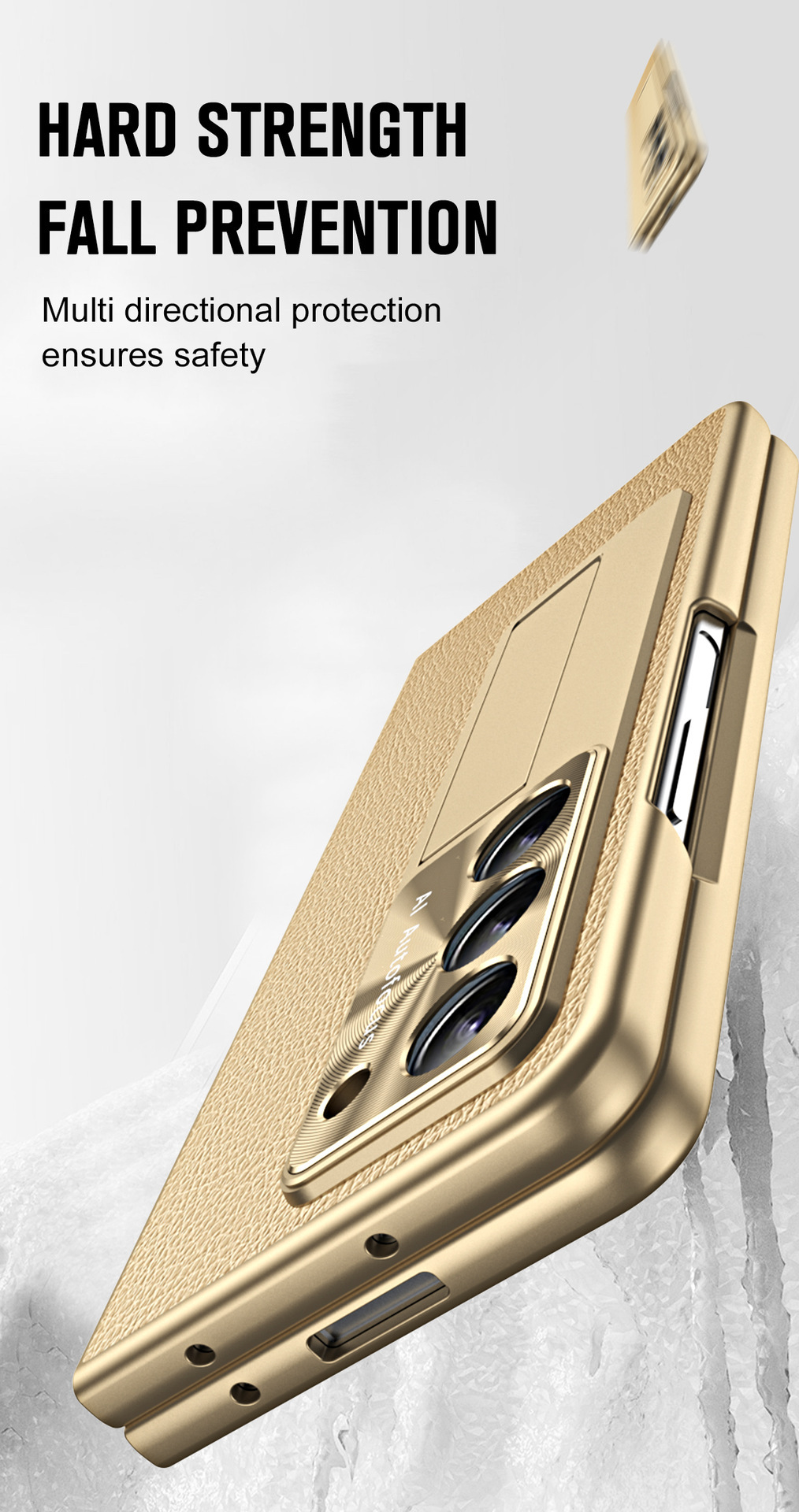 Compatible with Samsung ZFold7/6/5 phone case, vegan leather, pen slot, pen case, screen protector, stand, foldable screen, drop-proof protective case
