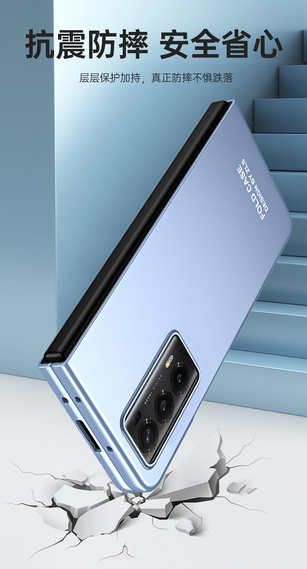 Suitable for Honor Magic V2 folding phone case, ultra-thin case film, solid color business anti-drop protective case with pen slot and pen.