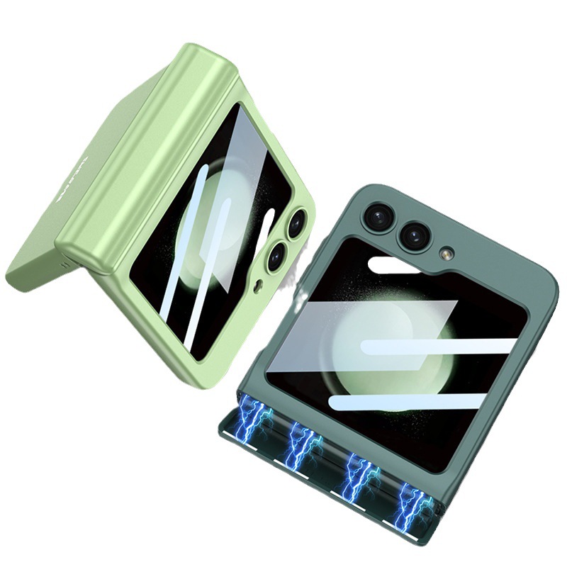 Compatible with Samsung Z Flip 6/5/4 phone cases and Flip 7 folding screen magnetic hinge cases/screen protectors.