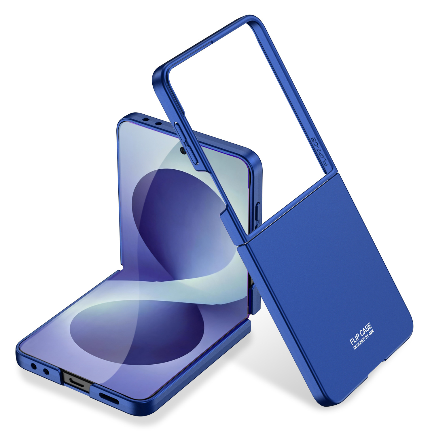 Compatible with Samsung Z Flip8/7 and Flip6/5 foldable screen ultra-thin skin-feel frosted protective case