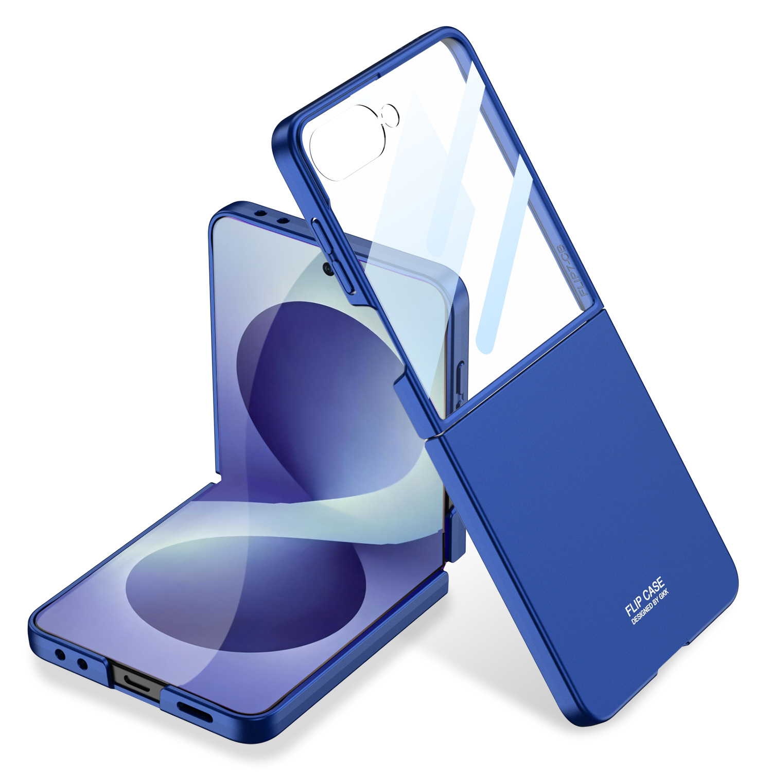 Compatible with Samsung Z Flip8/7 and Flip6/5 foldable screen ultra-thin skin-feel frosted protective case
