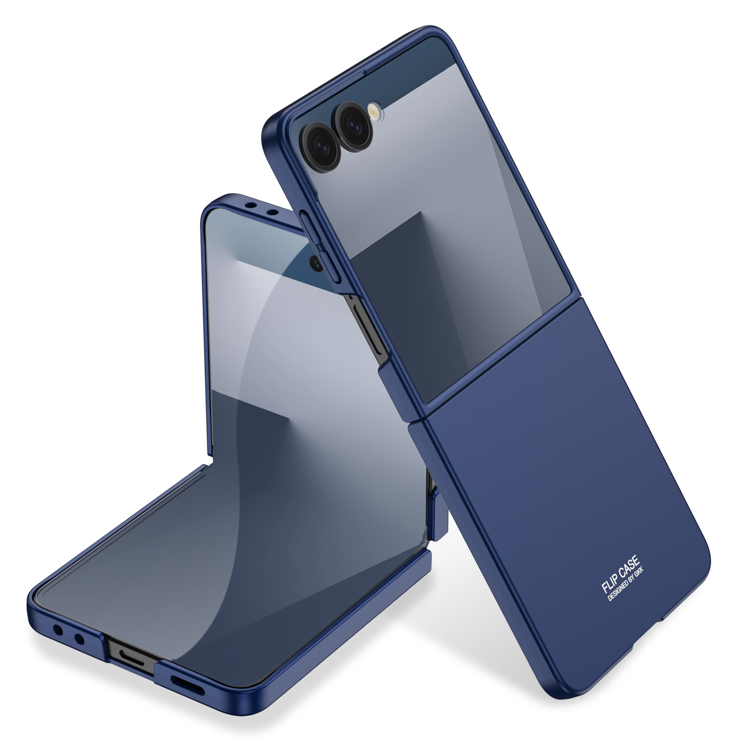 Compatible with Samsung Z Flip8/7 and Flip6/5 foldable screen ultra-thin skin-feel frosted protective case