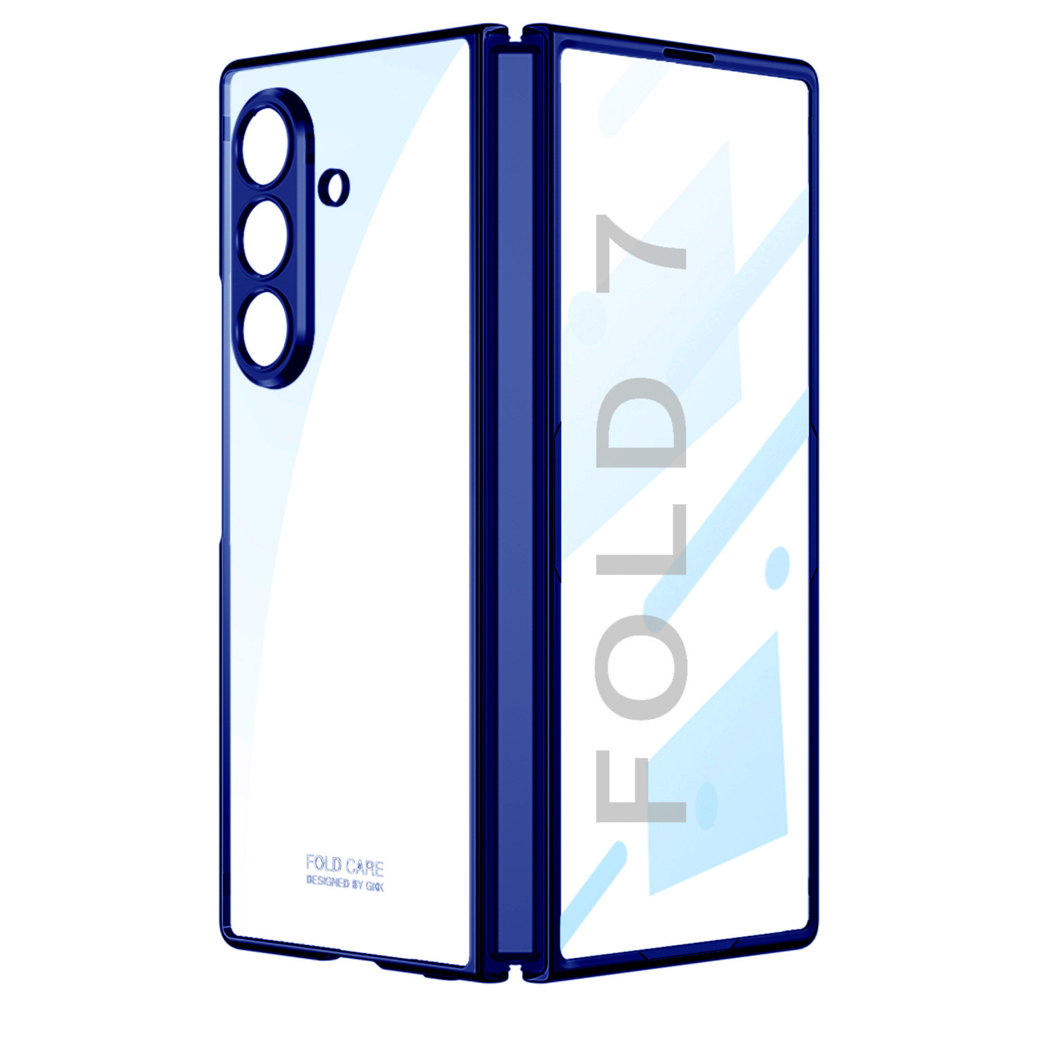 Compatible with Samsung Z Fold8/7 phone case 6/5 electroplated phantom shell film PC hard shell W25 folding screen protective case