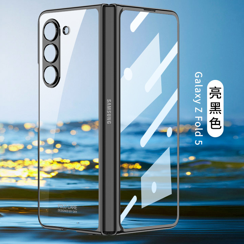 Compatible with Samsung Z Fold8/7 phone case 6/5 electroplated phantom shell film PC hard shell W25 folding screen protective case