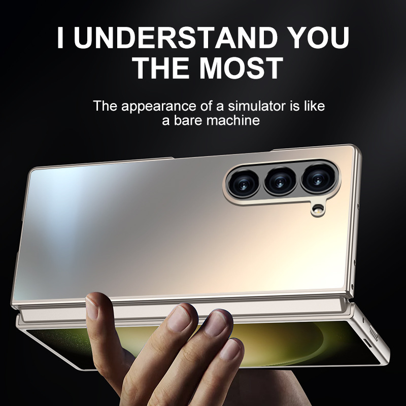 Compatible with Samsung Z Fold7/6/5 phone cases, AG frosted Flip7 foldable screen ultra-thin drop-proof protective cases, cross-border e-commerce.