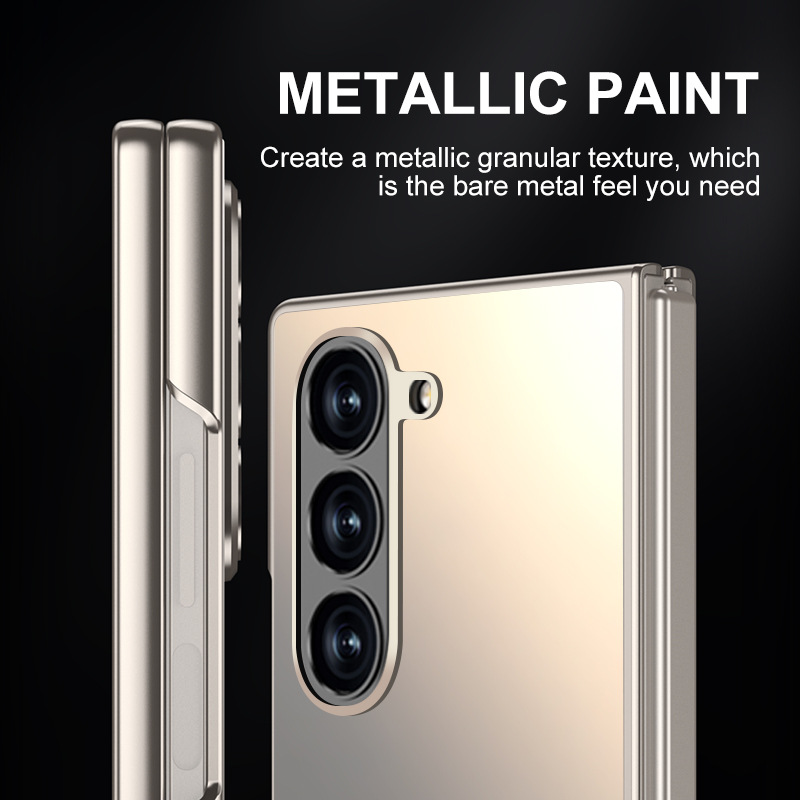 Compatible with Samsung Z Fold7/6/5 phone cases, AG frosted Flip7 foldable screen ultra-thin drop-proof protective cases, cross-border e-commerce.