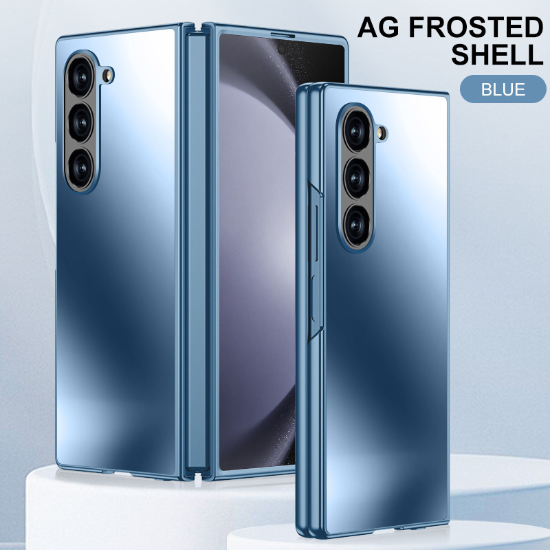 Compatible with Samsung Z Fold7/6/5 phone cases, AG frosted Flip7 foldable screen ultra-thin drop-proof protective cases, cross-border e-commerce.