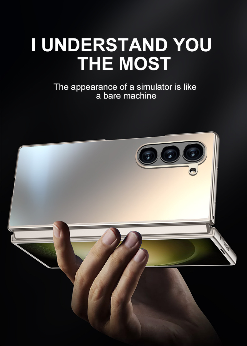 Compatible with Samsung Z Fold7/6/5 phone cases, AG frosted Flip7 foldable screen ultra-thin drop-proof protective cases, cross-border e-commerce.