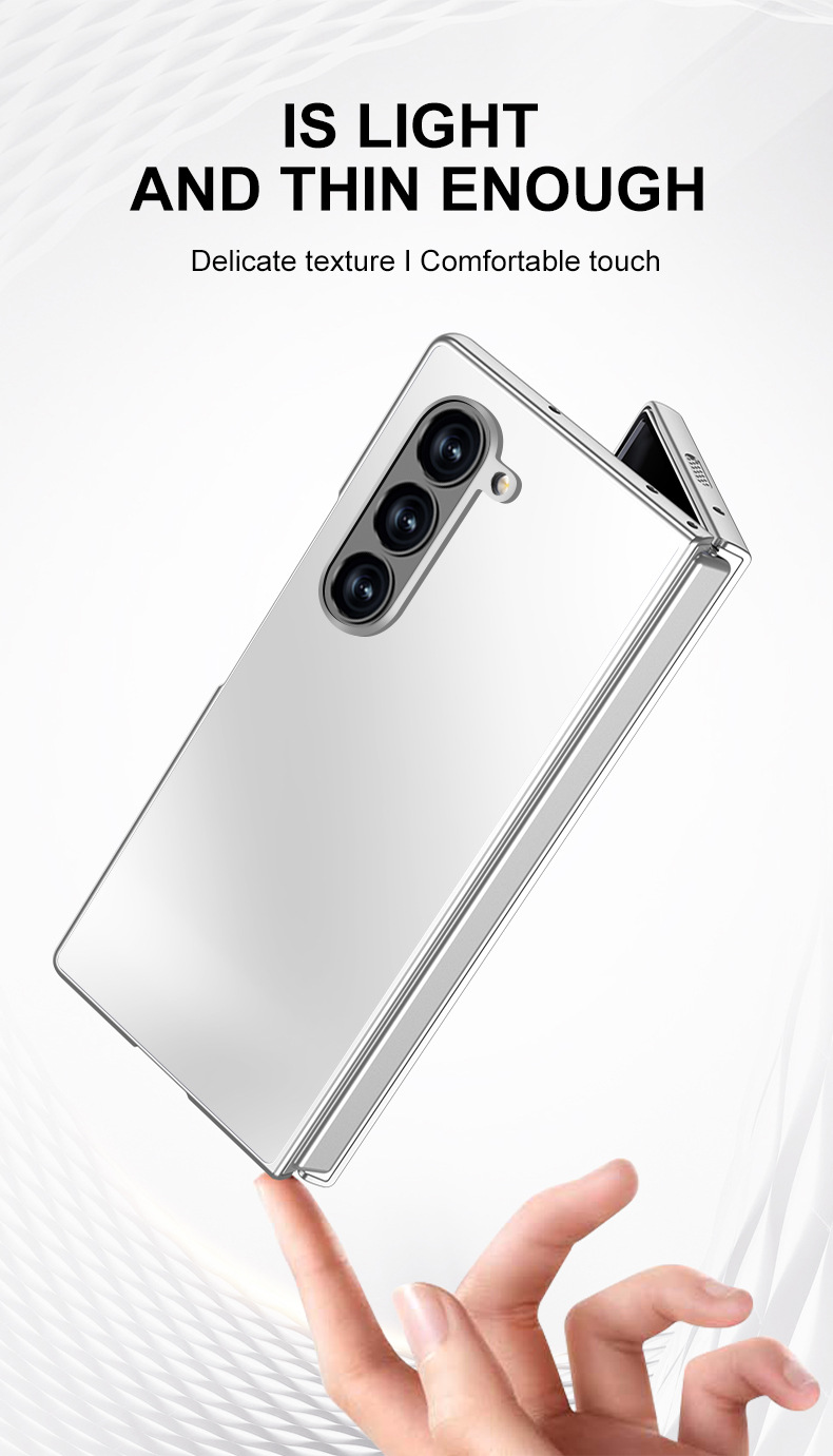 Compatible with Samsung Z Fold7/6/5 phone cases, AG frosted Flip7 foldable screen ultra-thin drop-proof protective cases, cross-border e-commerce.