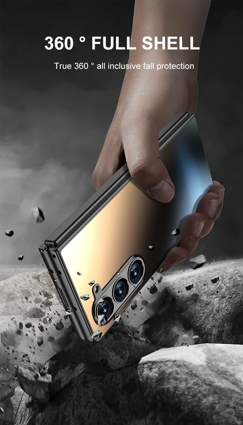 Compatible with Samsung Z Fold7/6/5 phone cases, AG frosted Flip7 foldable screen ultra-thin drop-proof protective cases, cross-border e-commerce.