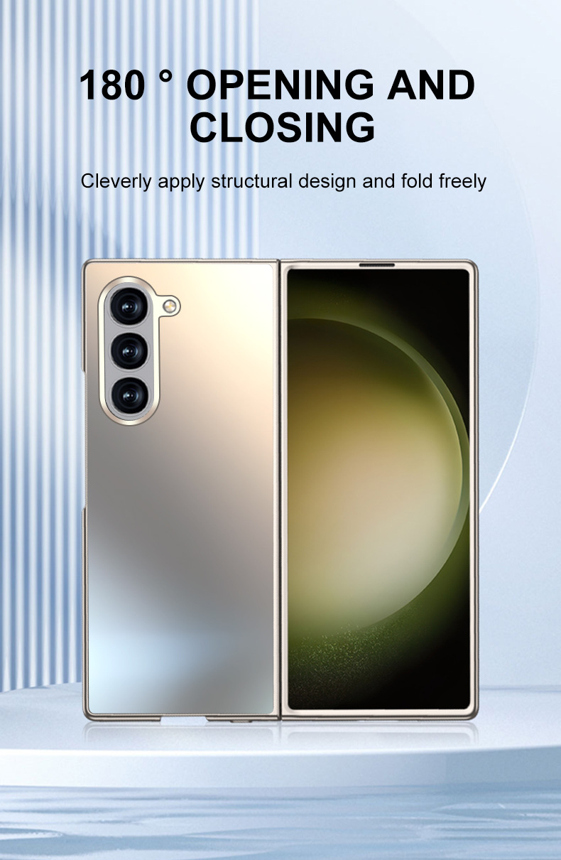 Compatible with Samsung Z Fold7/6/5 phone cases, AG frosted Flip7 foldable screen ultra-thin drop-proof protective cases, cross-border e-commerce.
