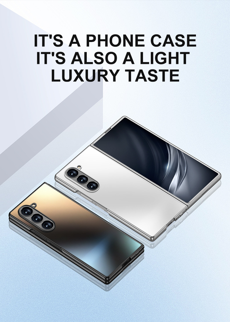 Compatible with Samsung Z Fold7/6/5 phone cases, AG frosted Flip7 foldable screen ultra-thin drop-proof protective cases, cross-border e-commerce.