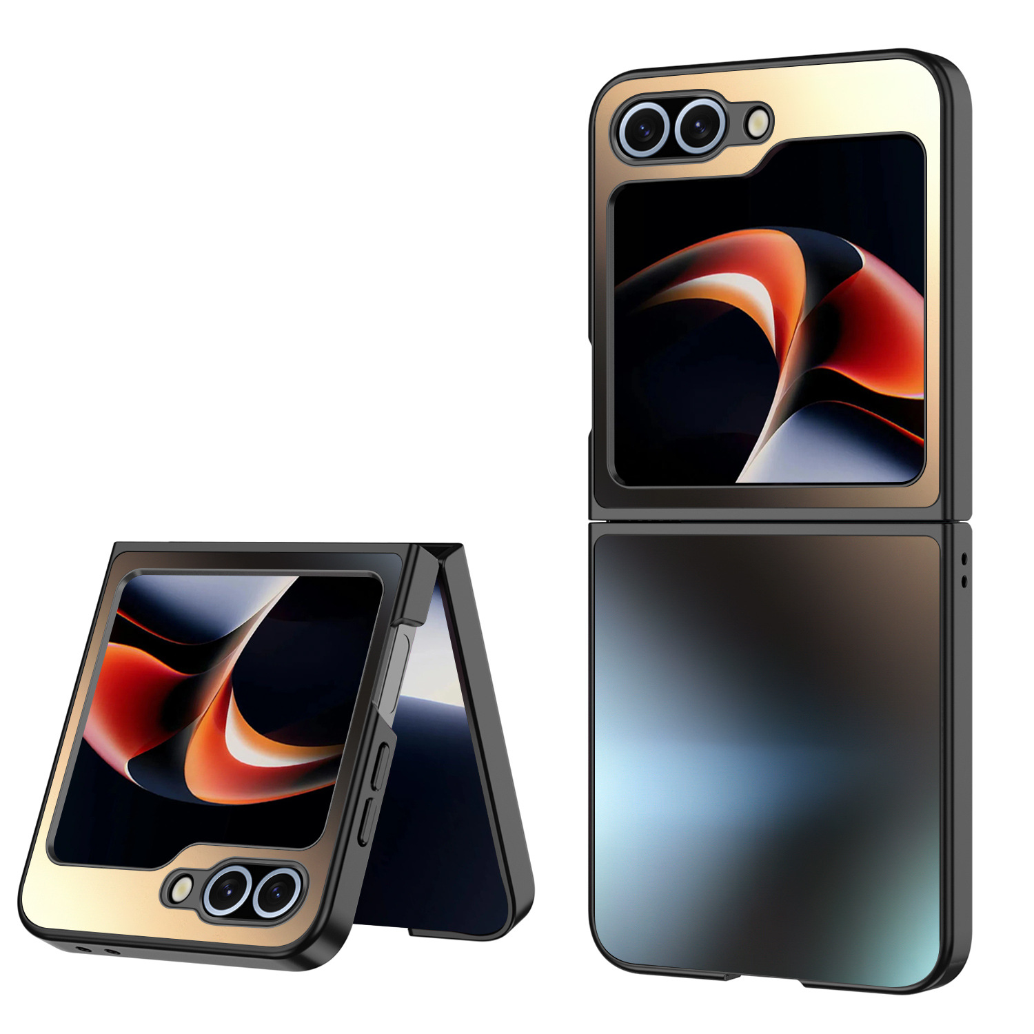 Compatible with Samsung Z Fold7/6/5 phone cases, AG frosted Flip7 foldable screen ultra-thin drop-proof protective cases, cross-border e-commerce.