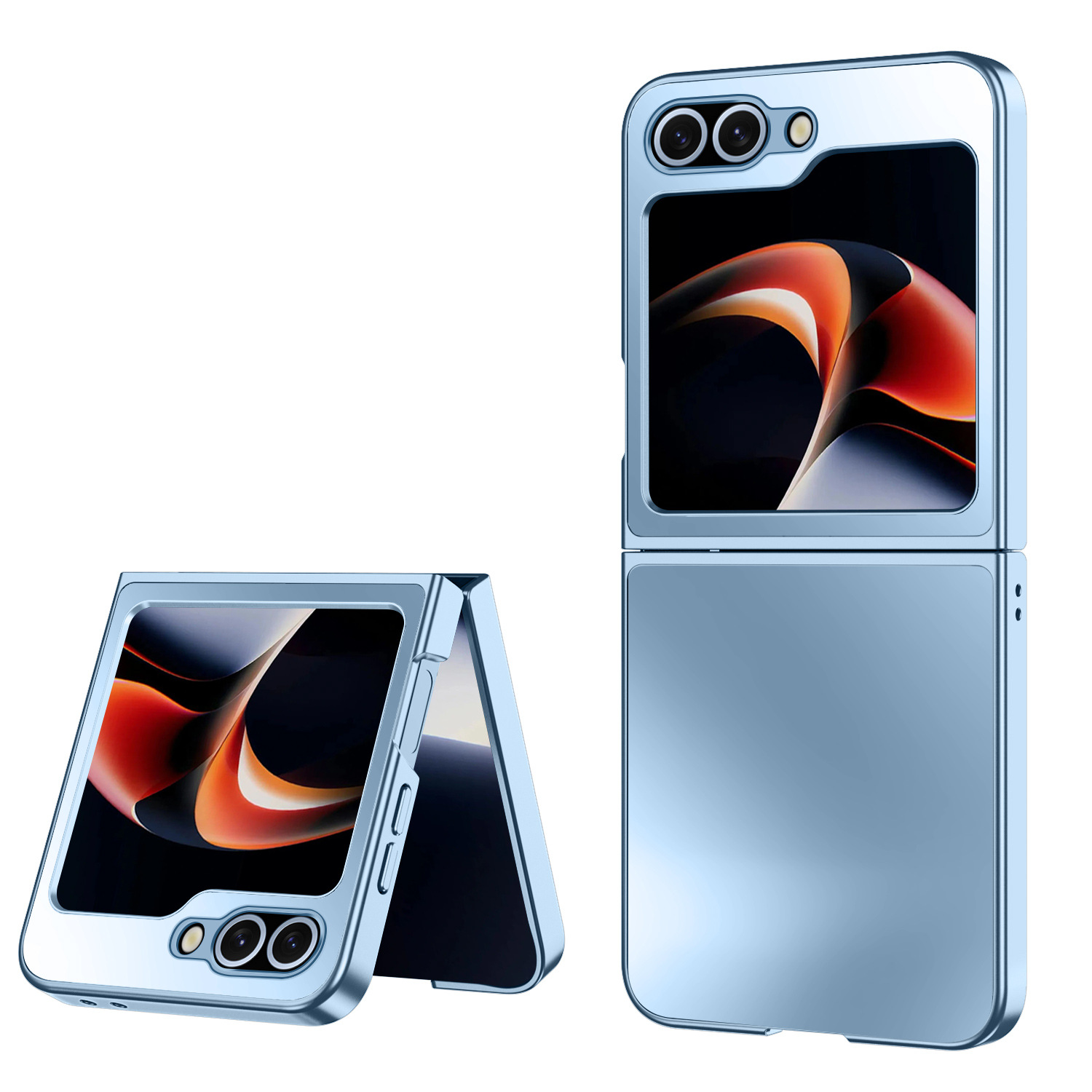 Compatible with Samsung Z Fold7/6/5 phone cases, AG frosted Flip7 foldable screen ultra-thin drop-proof protective cases, cross-border e-commerce.