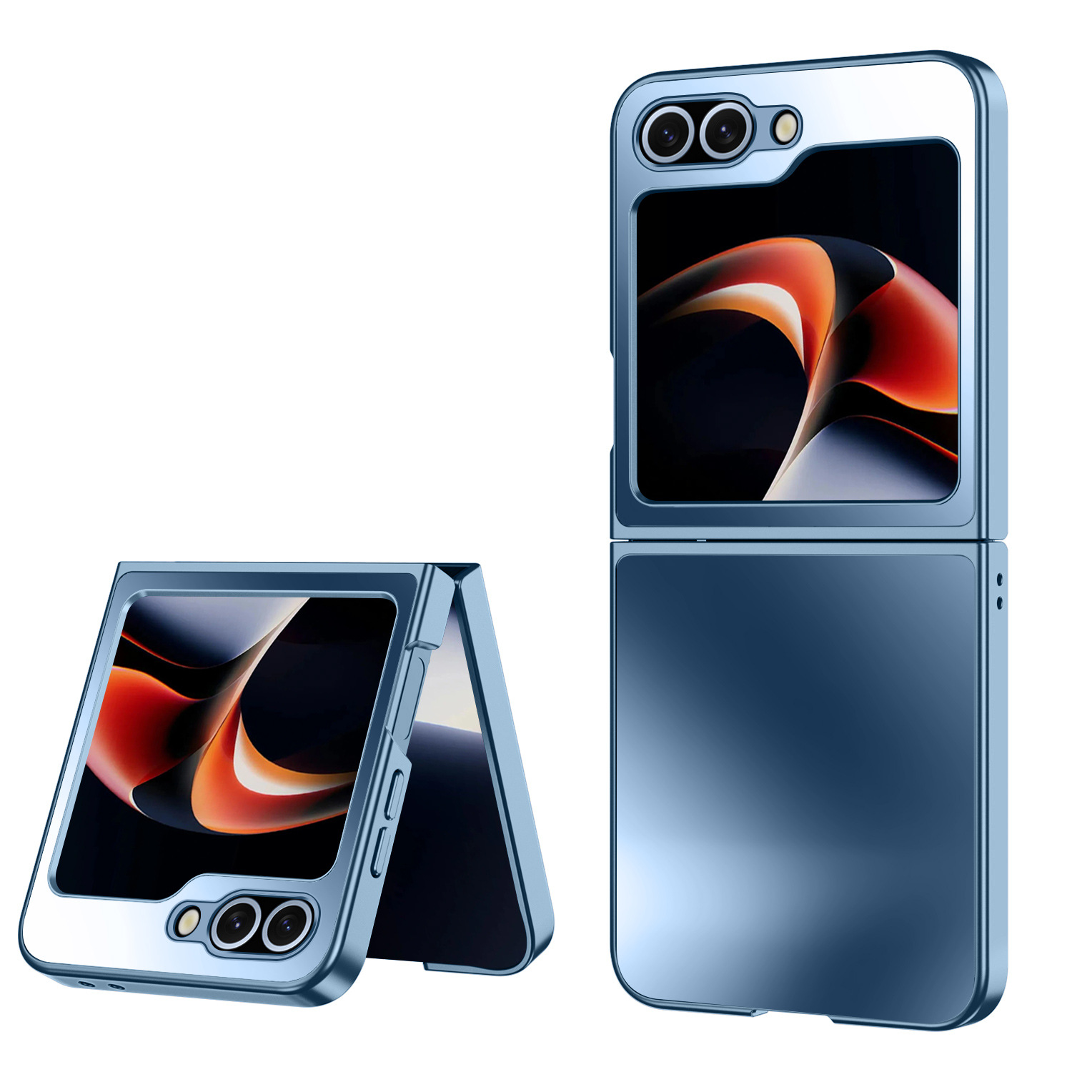Compatible with Samsung Z Fold7/6/5 phone cases, AG frosted Flip7 foldable screen ultra-thin drop-proof protective cases, cross-border e-commerce.