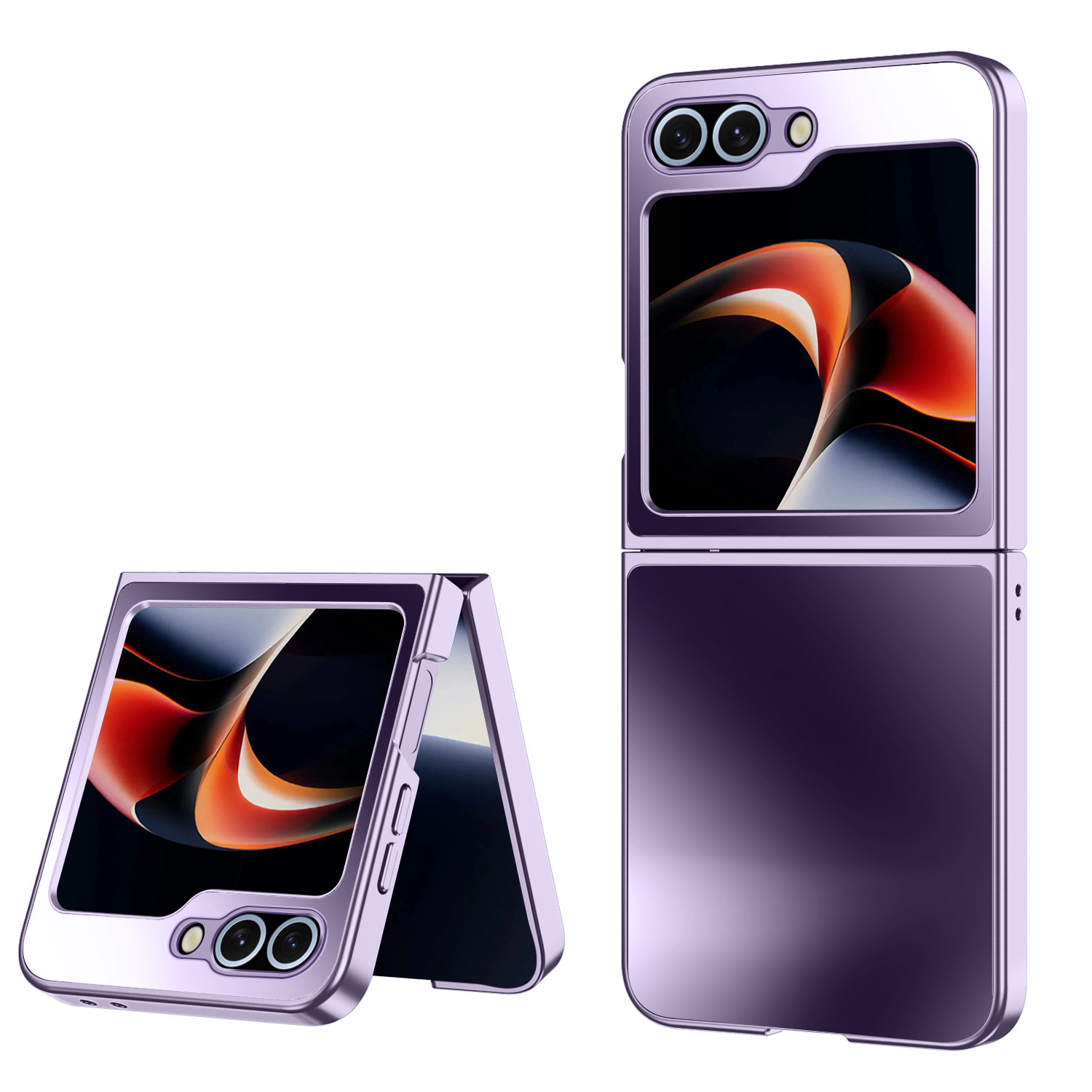 Compatible with Samsung Z Fold7/6/5 phone cases, AG frosted Flip7 foldable screen ultra-thin drop-proof protective cases, cross-border e-commerce.