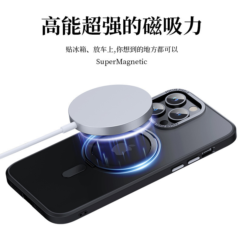 Compatible with Apple 17 Pro Max phone case, 16 Pro magnetic 360° rotating stand, 15 Plus drop-proof case, 14-inch protective case