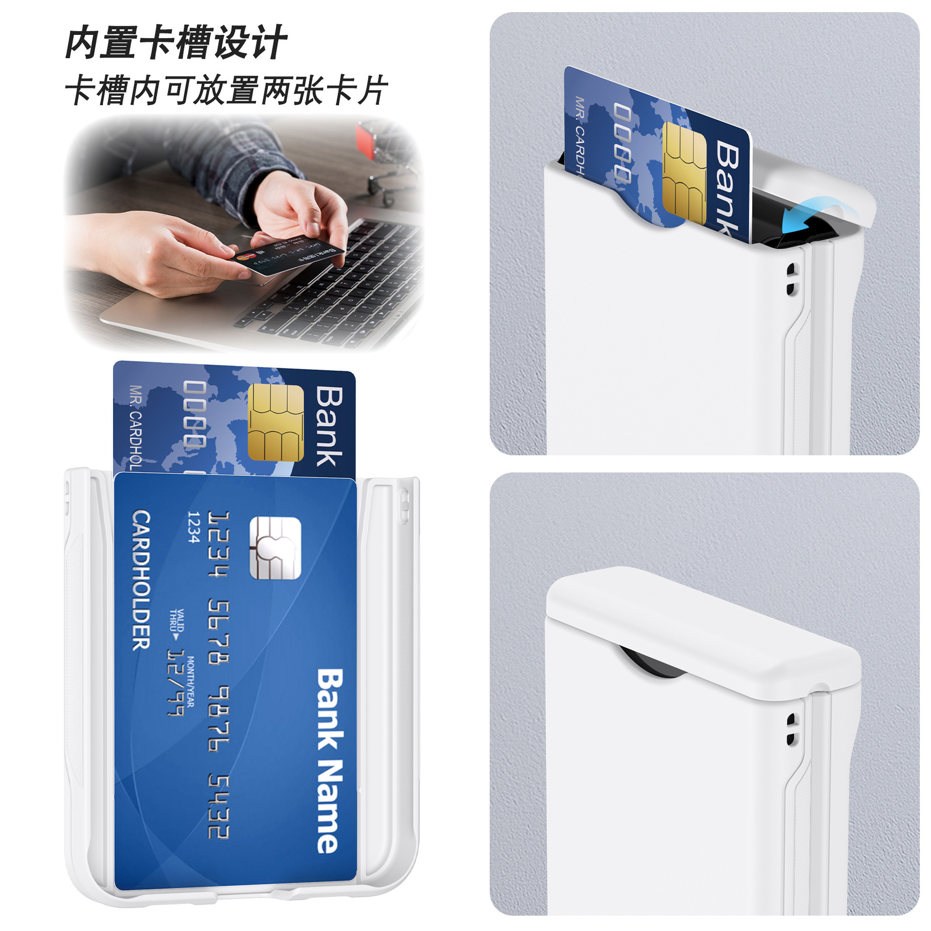 Compatible with Samsung Z Flip 6/5 phone case, 4/3 folding screen, built-in SIM card slot, spring chain shockproof protective case