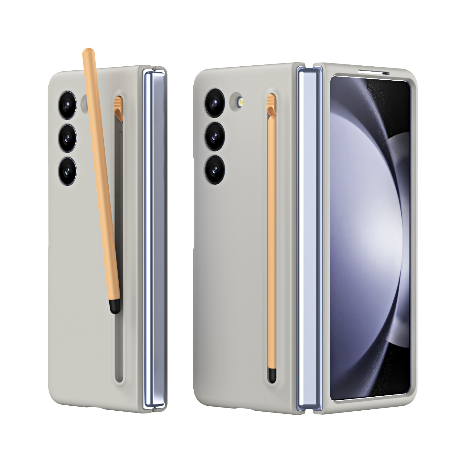 Compatible with Samsung Z Fold8/7/6 phone case W25 with pen 5/4/3 case screen protector full coverage protective case, official model