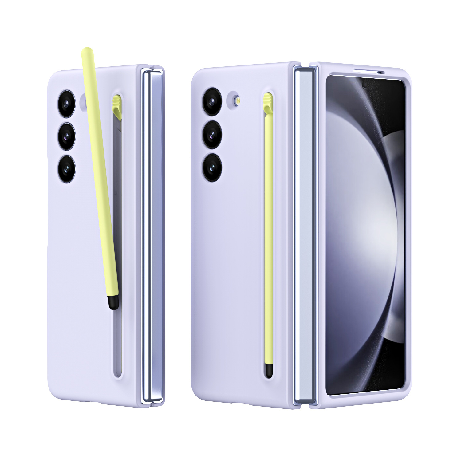 Compatible with Samsung Z Fold8/7/6 phone case W25 with pen 5/4/3 case screen protector full coverage protective case, official model