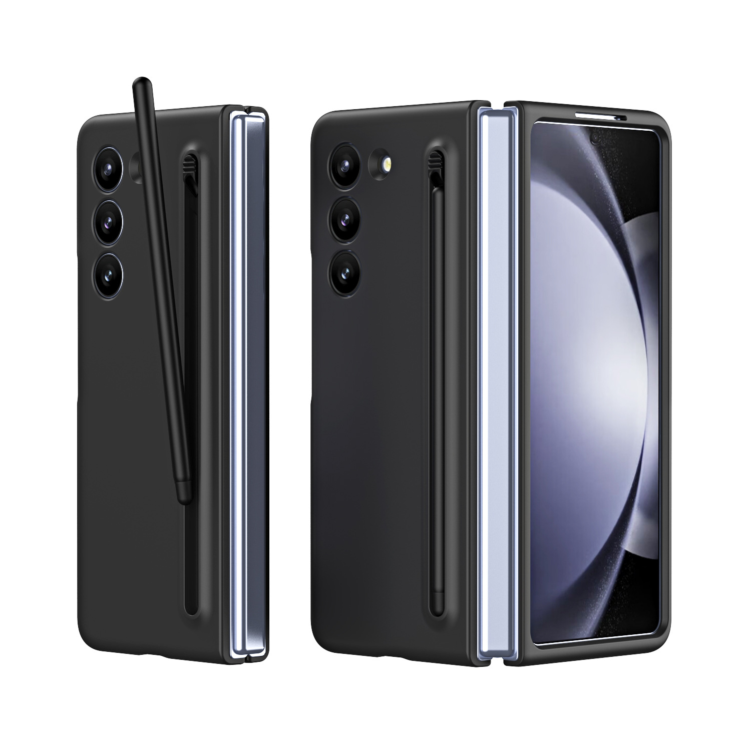 Compatible with Samsung Z Fold8/7/6 phone case W25 with pen 5/4/3 case screen protector full coverage protective case, official model