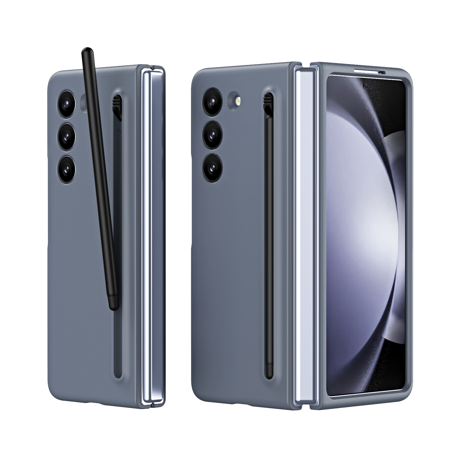 Compatible with Samsung Z Fold8/7/6 phone case W25 with pen 5/4/3 case screen protector full coverage protective case, official model