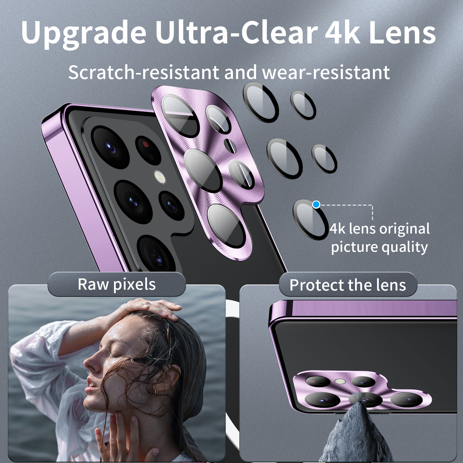 Compatible with Samsung S26/S25 Ultra phone case, S24P metal frame, Note20 acrylic back cover.