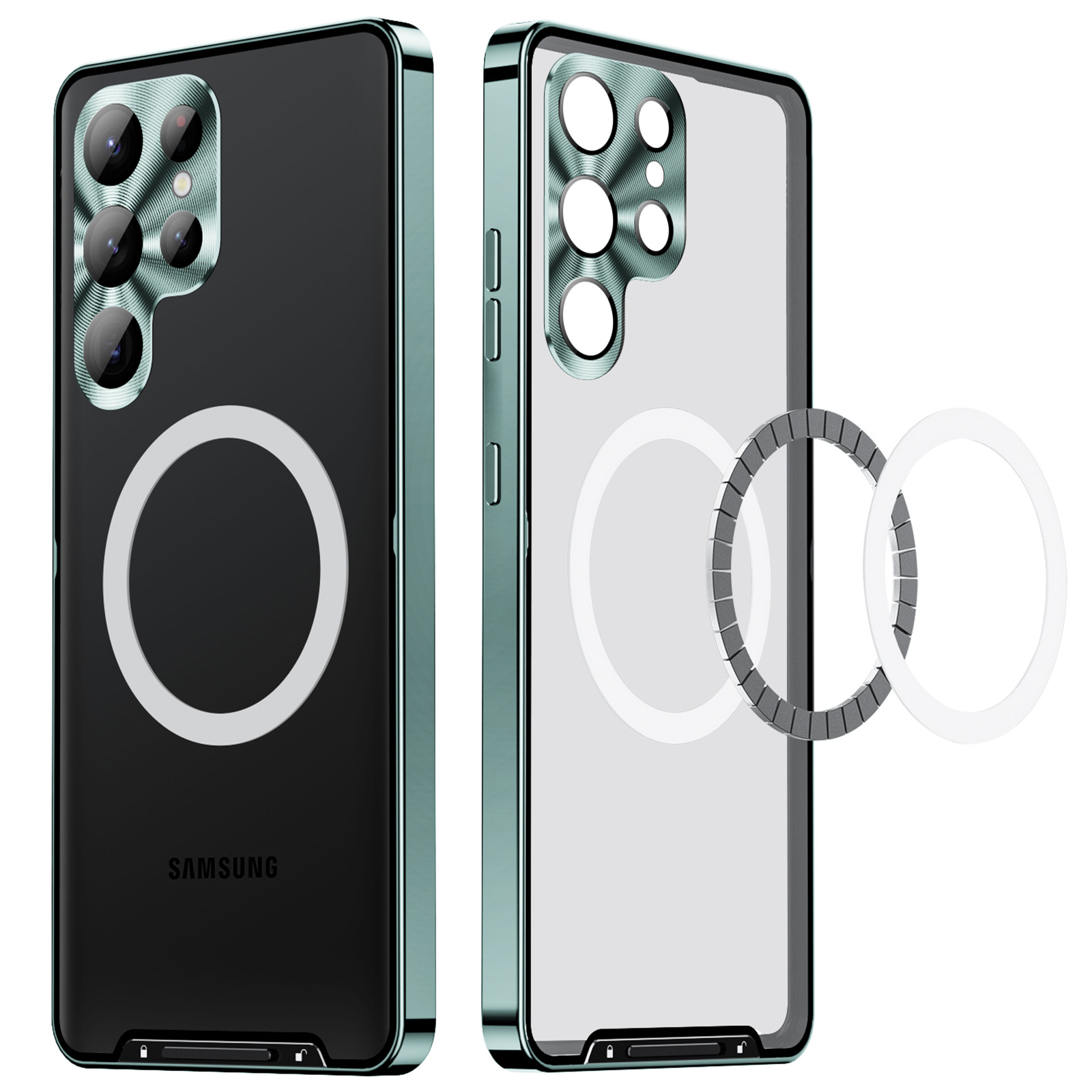Compatible with Samsung S26/S25 Ultra phone case, S24P metal frame, Note20 acrylic back cover.