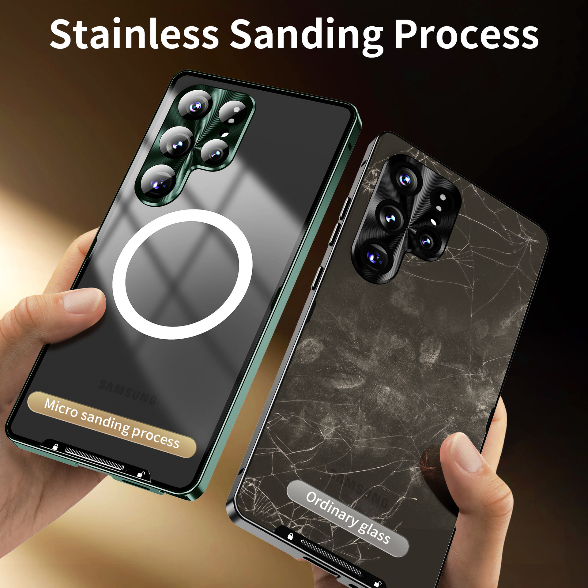 Compatible with Samsung S26/S25 Ultra phone case, S24P metal frame, Note20 acrylic back cover.