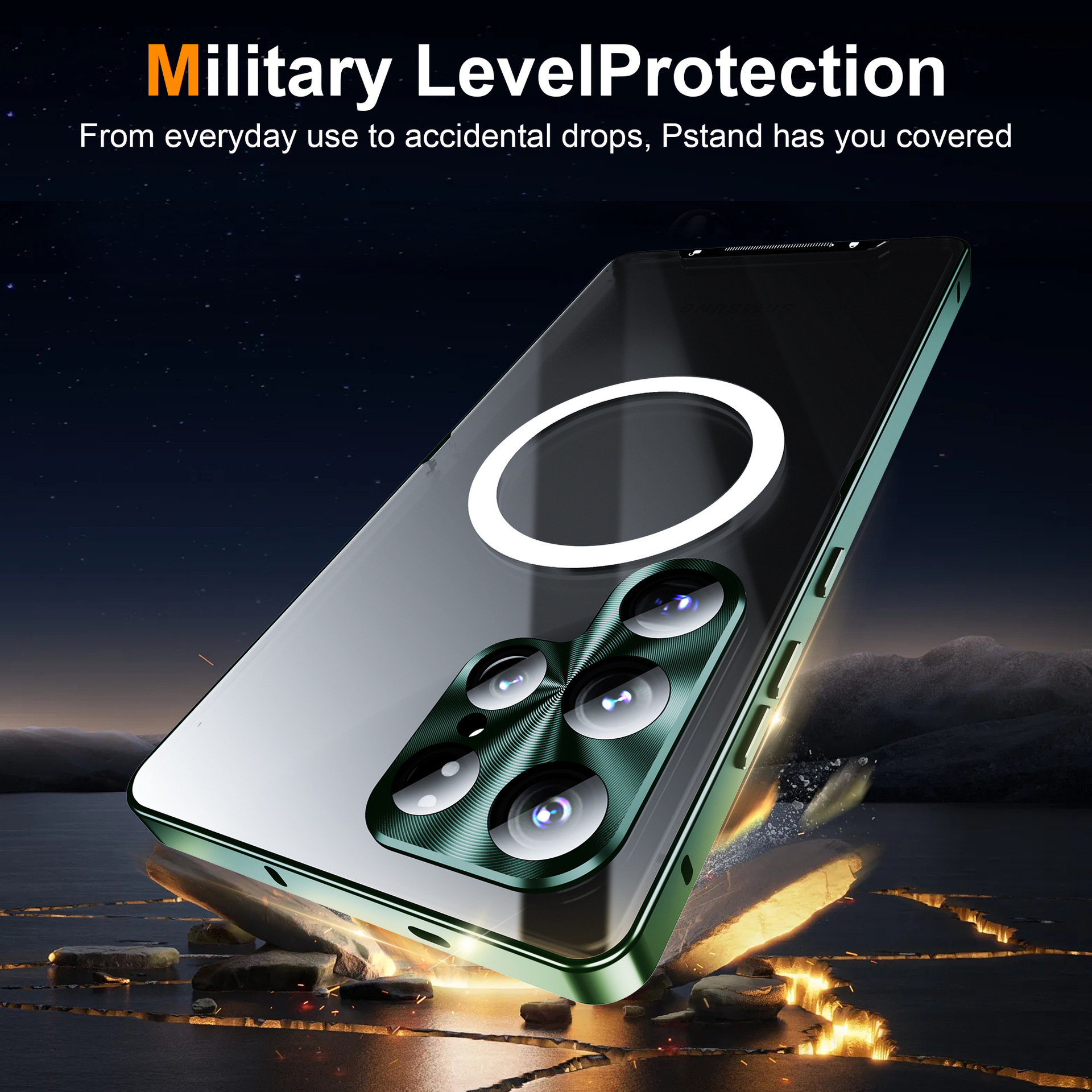 Compatible with Samsung S26/S25 Ultra phone case, S24P metal frame, Note20 acrylic back cover.