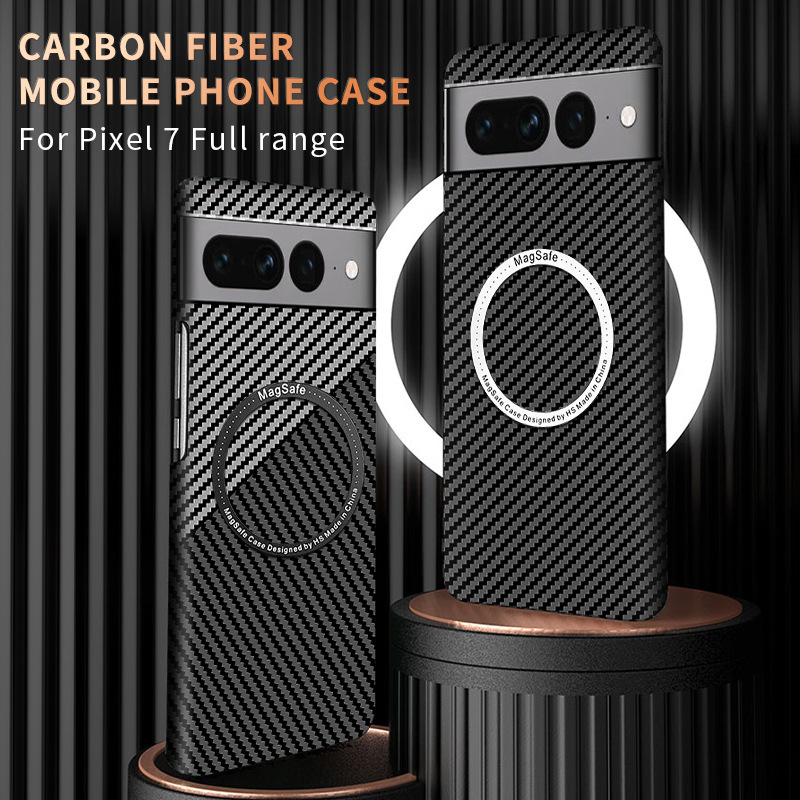 Compatible with Google Pixel 10 Pro XL phone case, 9pro fiber texture, 8A magnetic wireless charging, drop-proof protective case.