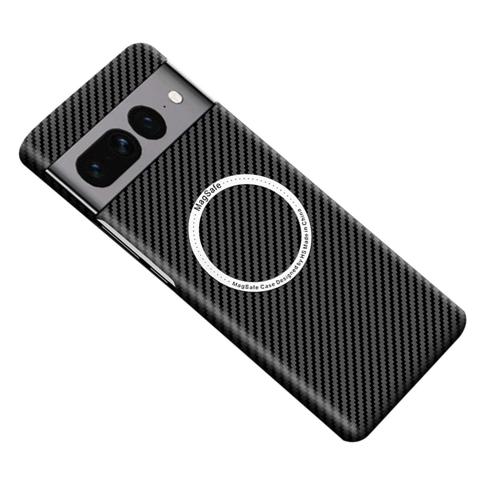 Compatible with Google Pixel 10 Pro XL phone case, 9pro fiber texture, 8A magnetic wireless charging, drop-proof protective case.