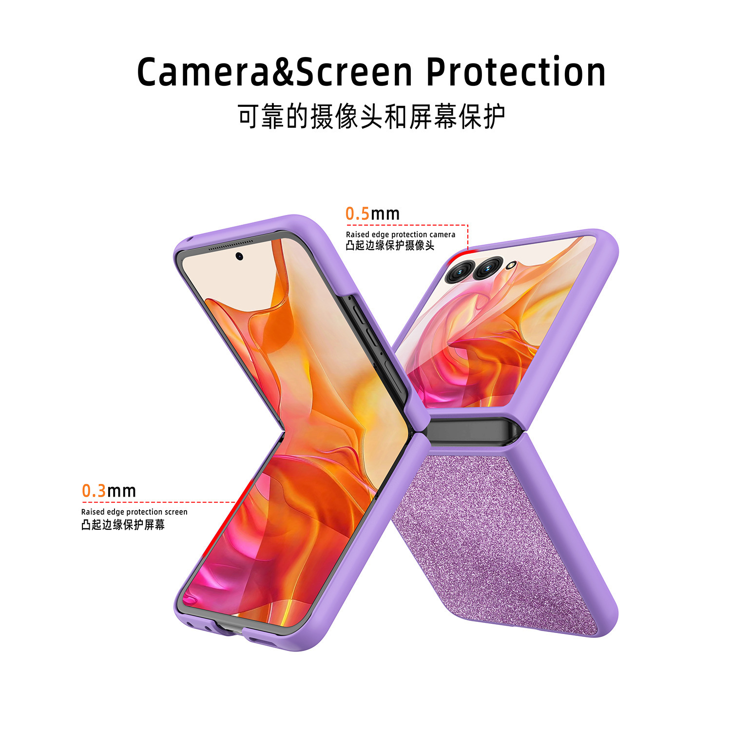 Compatible with Moto Razr 70 Ultra phone case, Motorola 60/50U folding screen case, ultra-thin protective case