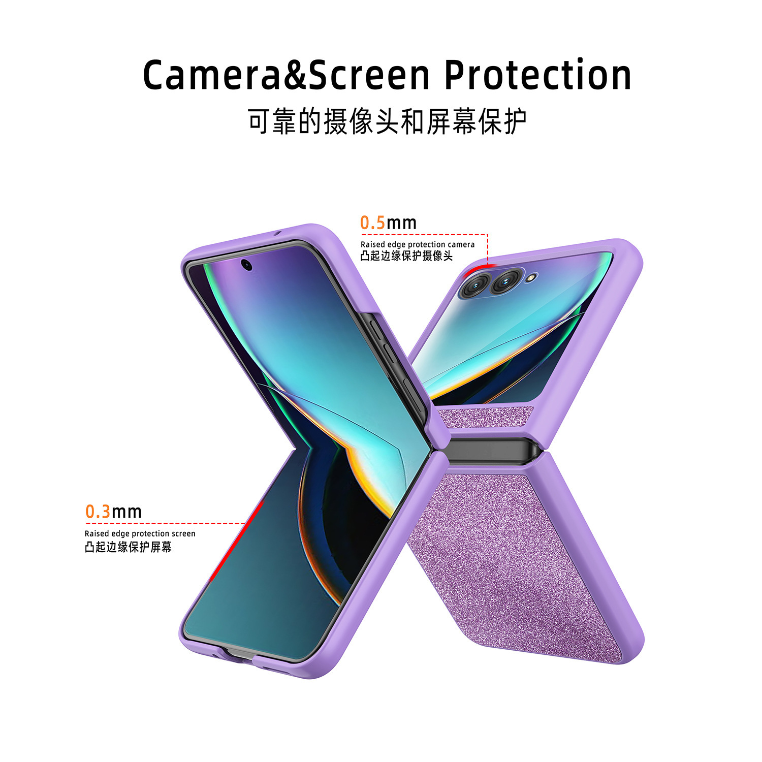 Compatible with Moto Razr 70 Ultra phone case, Motorola 60/50U folding screen case, ultra-thin protective case