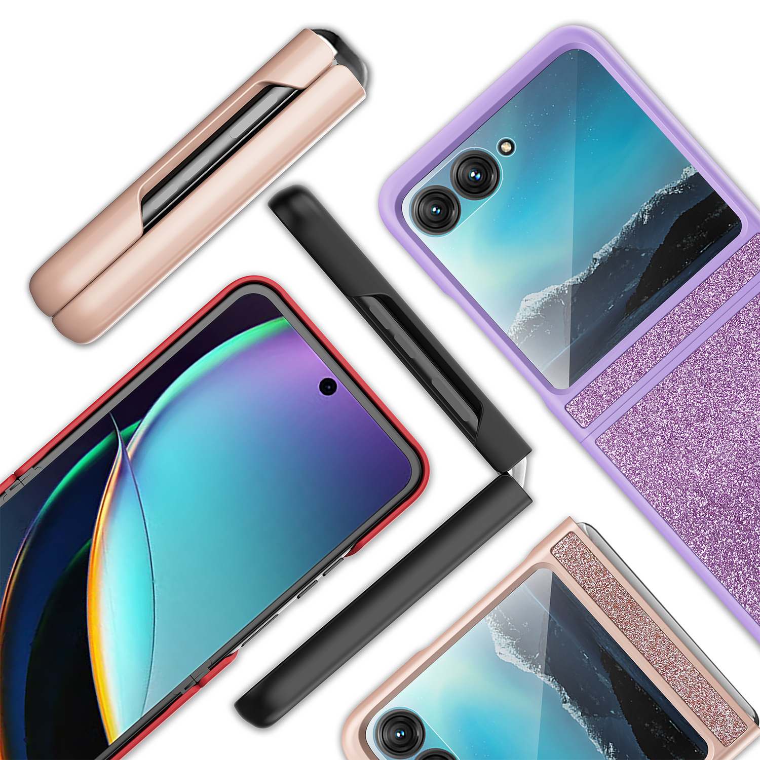 Compatible with Moto Razr 70 Ultra phone case, Motorola 60/50U folding screen case, ultra-thin protective case