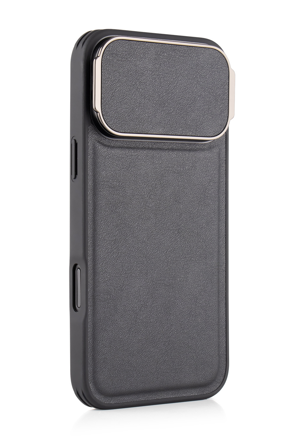 Compatible with Apple iPhone 17 Pro Max and 16 Plus flip phone cases with lens holders, made of top-grain cowhide, full-coverage shockproof shell.
