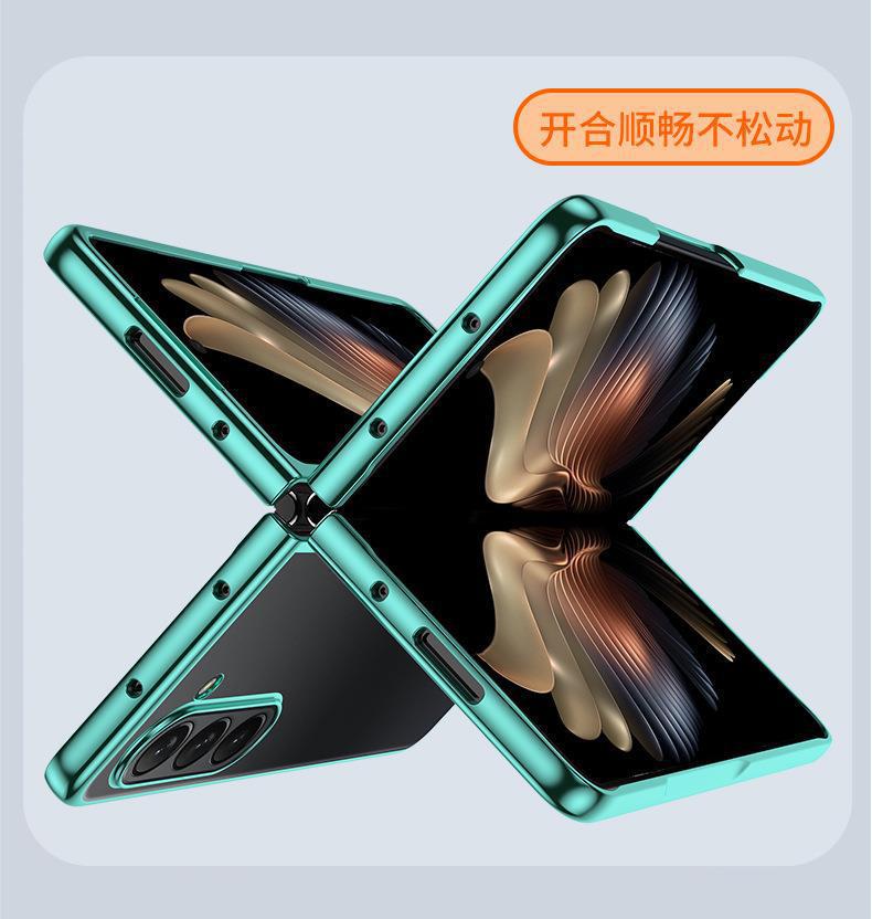 Compatible with Samsung Z Fold7/6/5 phone case W25 electroplated transparent phantom 4/3 folding screen drop protection case