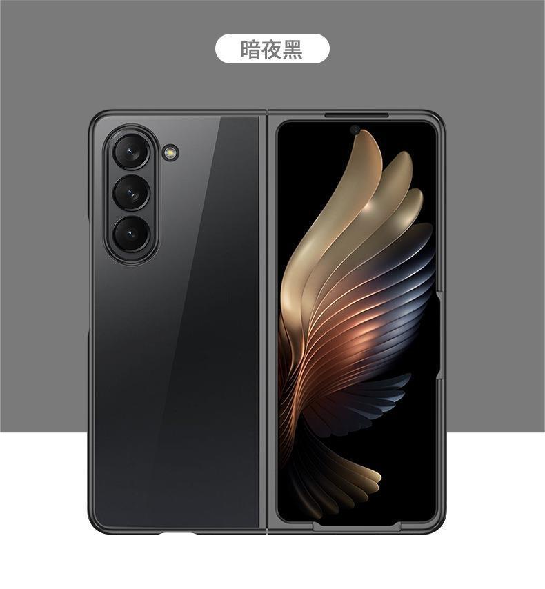 Compatible with Samsung Z Fold7/6/5 phone case W25 electroplated transparent phantom 4/3 folding screen drop protection case