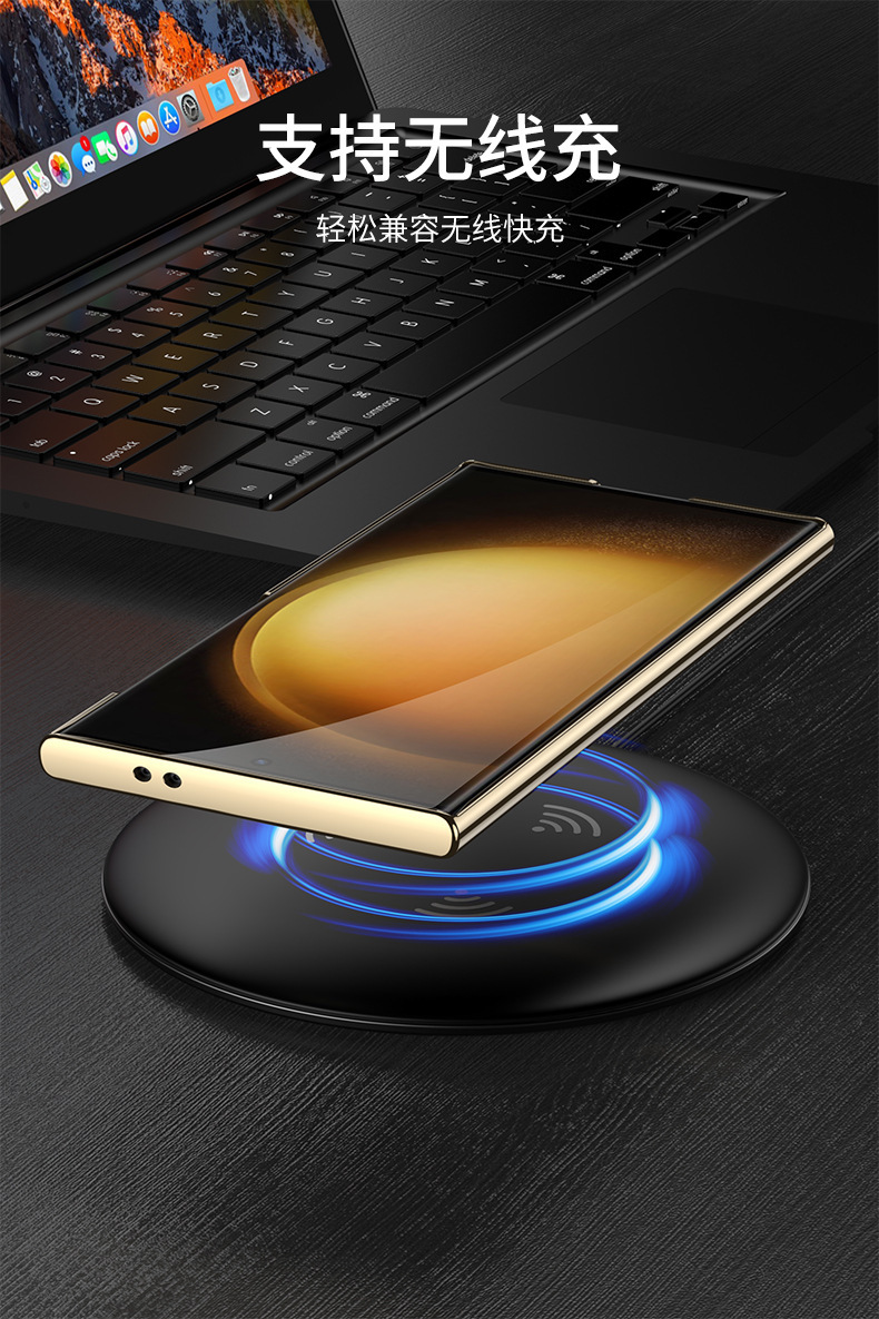 Compatible with Samsung S26/25 Ultra phone case, S24U electroplated leather, gear shift stand, precision hole, drop-proof protective case