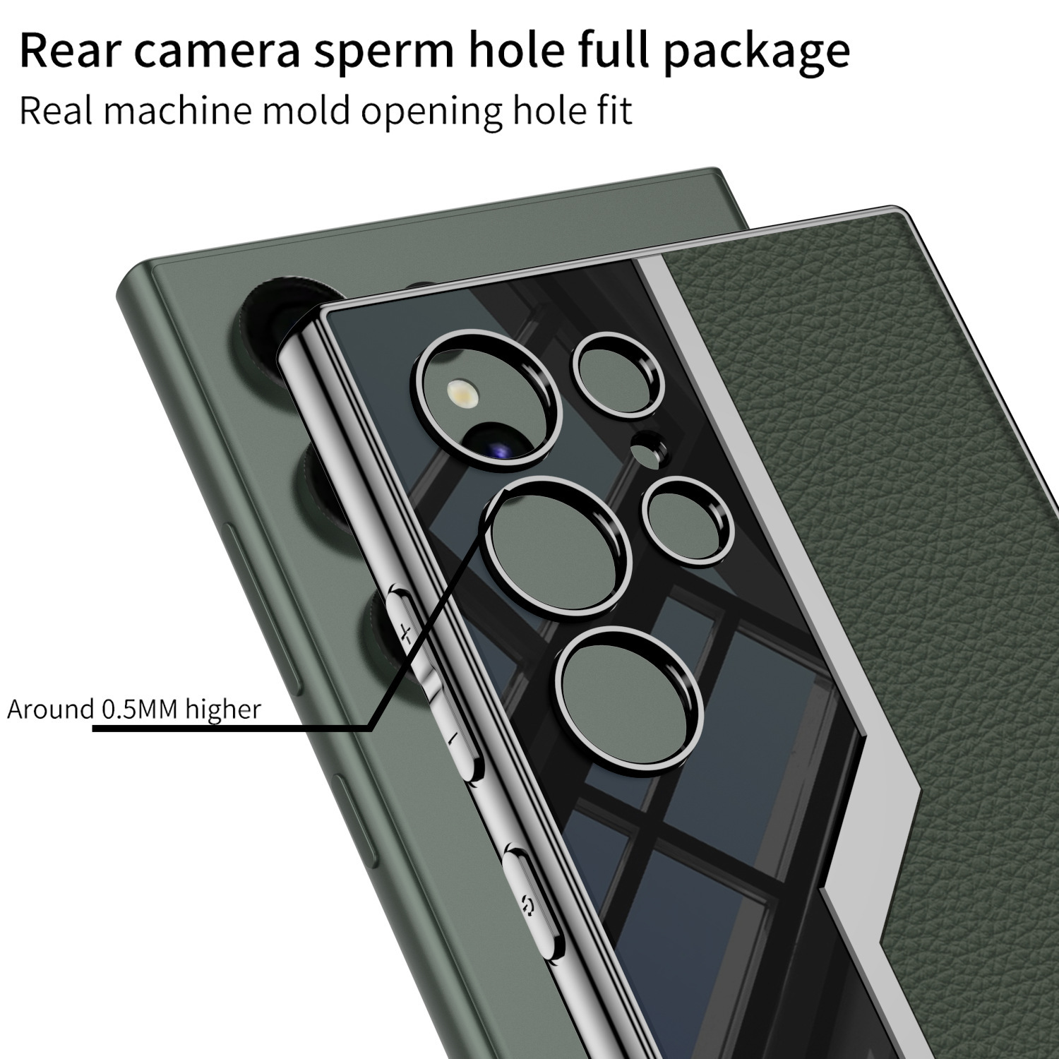 Compatible with Samsung S26 Ultra phone case, S25/24 Ultra electroplated leather case, S23U full-coverage shockproof protective case