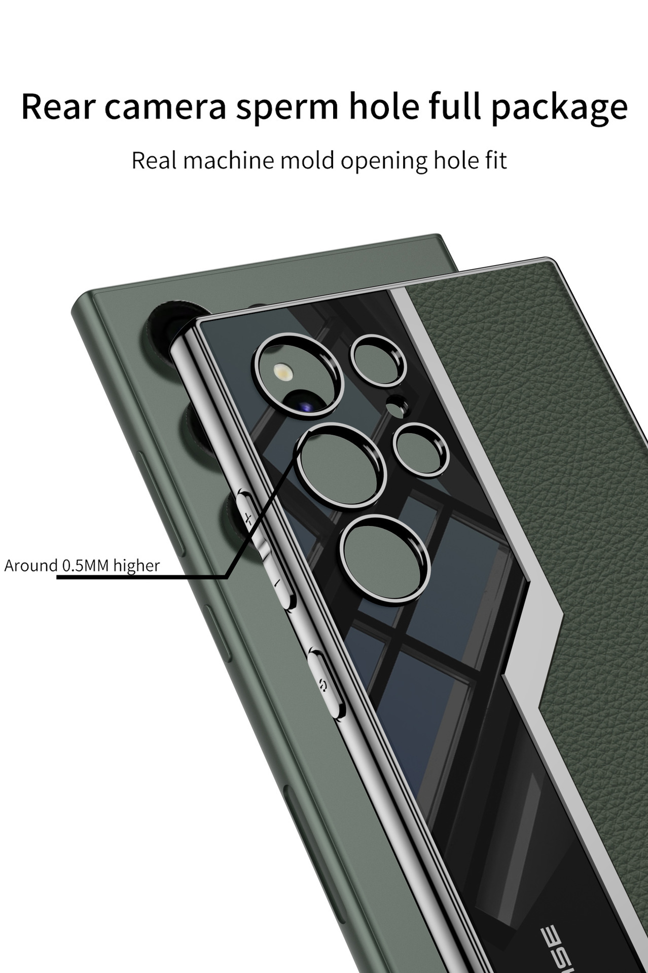 Compatible with Samsung S26 Ultra phone case, S25/24 Ultra electroplated leather case, S23U full-coverage shockproof protective case