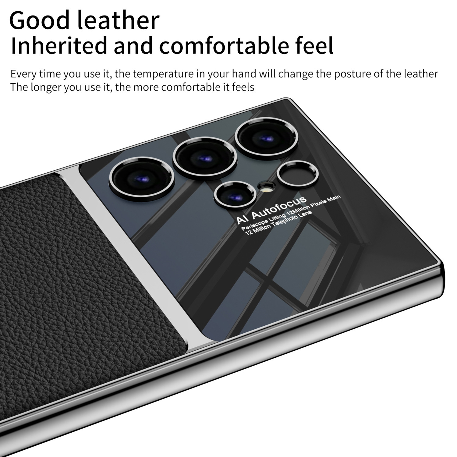 Compatible with Samsung S26 Ultra and S25 Ultra electroplated leather texture 24/23U stylish drop-proof protective cases