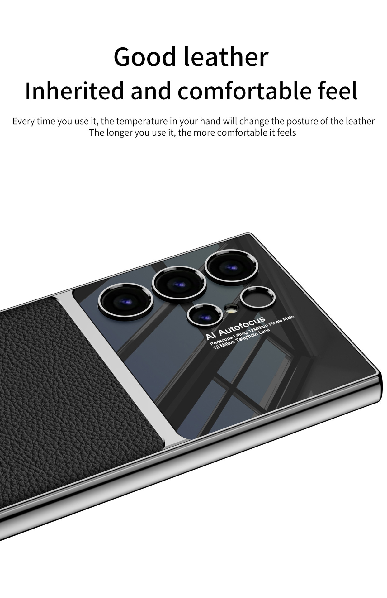 Compatible with Samsung S26 Ultra and S25 Ultra electroplated leather texture 24/23U stylish drop-proof protective cases