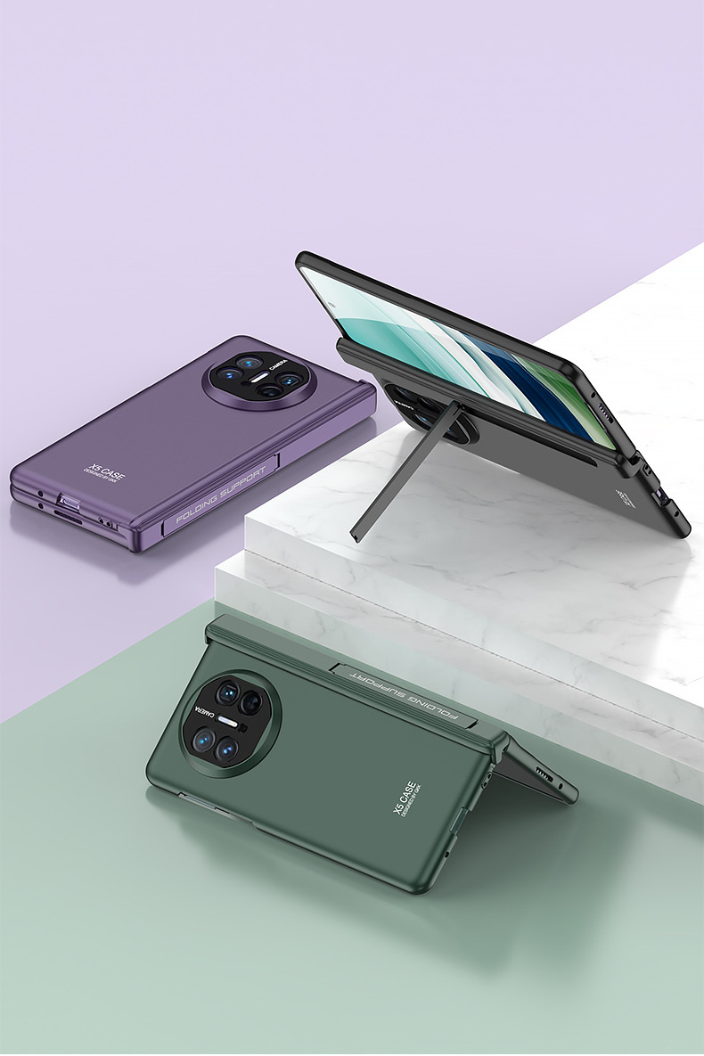 Compatible Huawei Mate X5 phone case with magnetic hinge, side stand, privacy screen protector, full coverage, drop protection.
