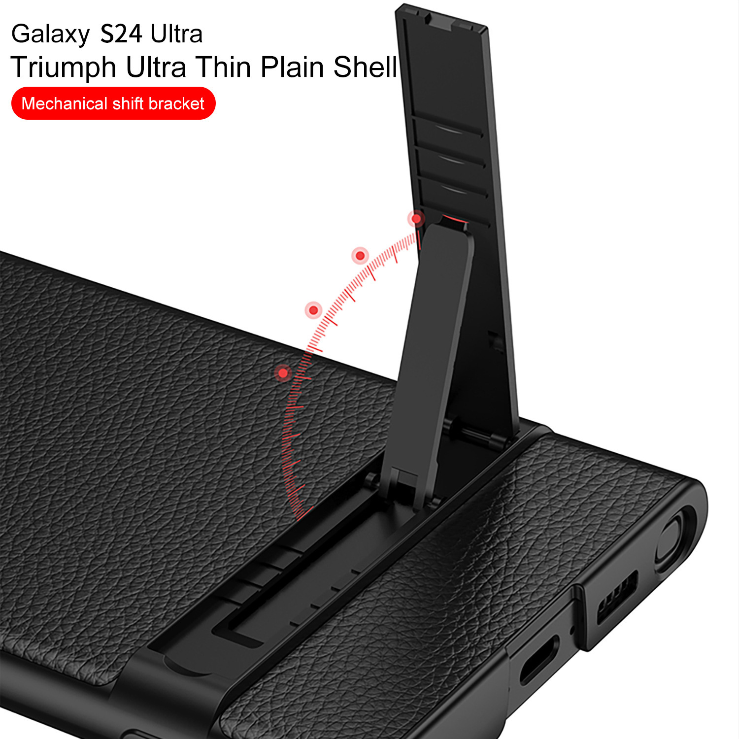 Compatible with Samsung S24 Ultra phone case, vegan leather, Triumph gear shifter, S24 Plus shockproof protective case, cross-border e-commerce.