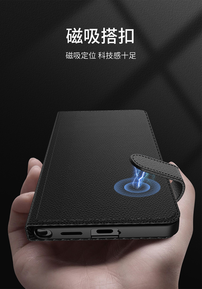 Compatible with Samsung S26/25 Ultra phone case, 24U flip case with SIM card slot, wallet style, stand, S23U protective case