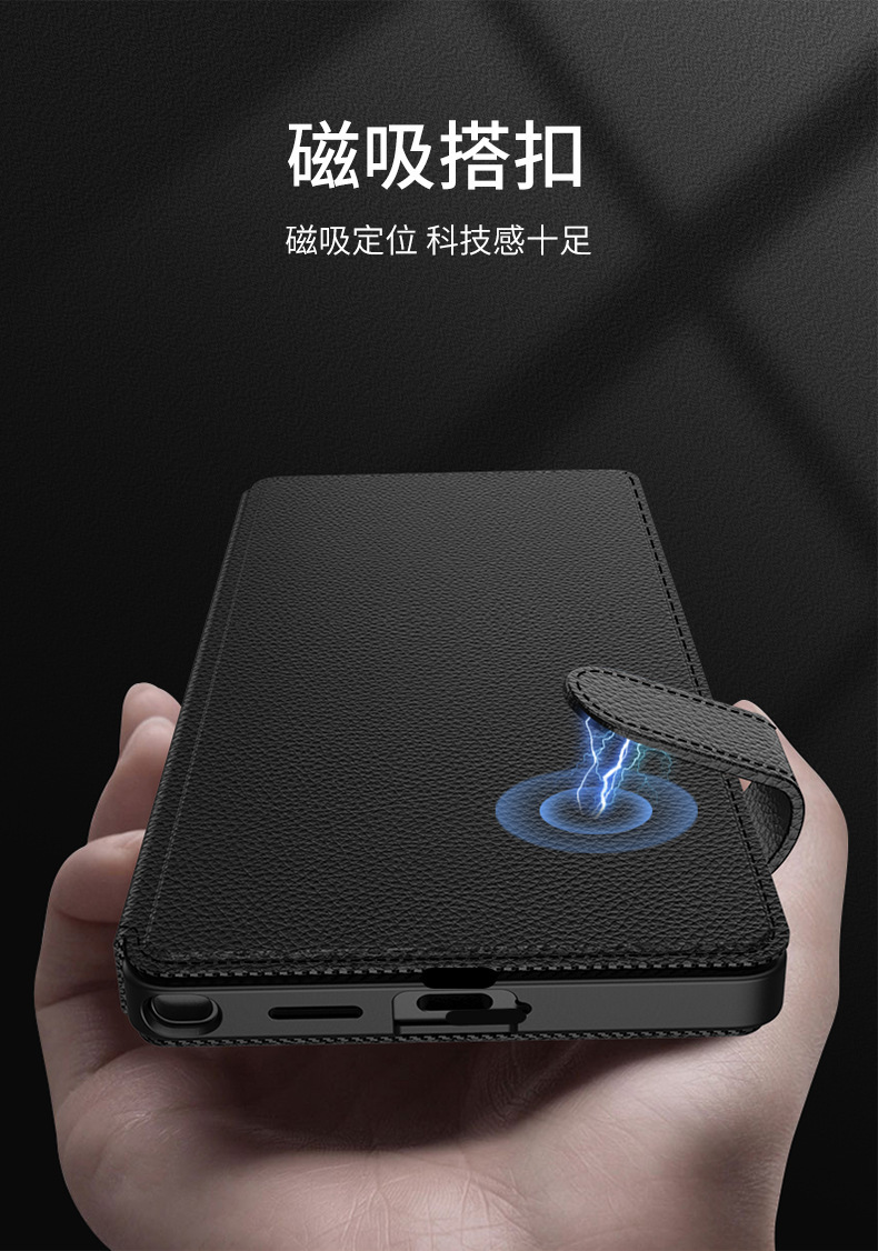 Compatible with Samsung S26/25 Ultra phone case, 24U flip case with SIM card slot, wallet style, stand, S23U protective case